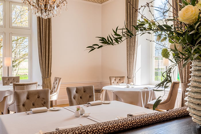 Photo of the interior of Du Chateau a restaurant in Wittem.